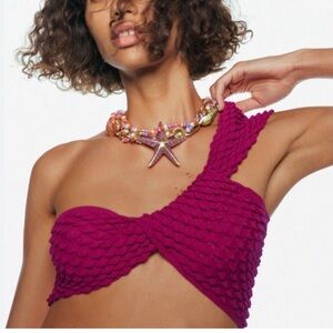 ZARA shoulder strap bra top